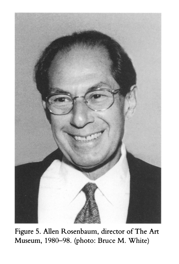 a memorial photo of allen rosenbaum